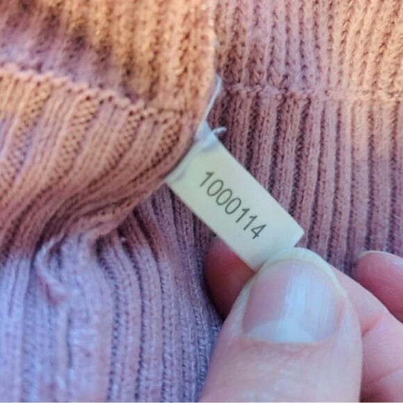 Soho New York & Co Pullover cut-out Lace up 3/4 sleeves Sweater XL - Picture 9 of 11